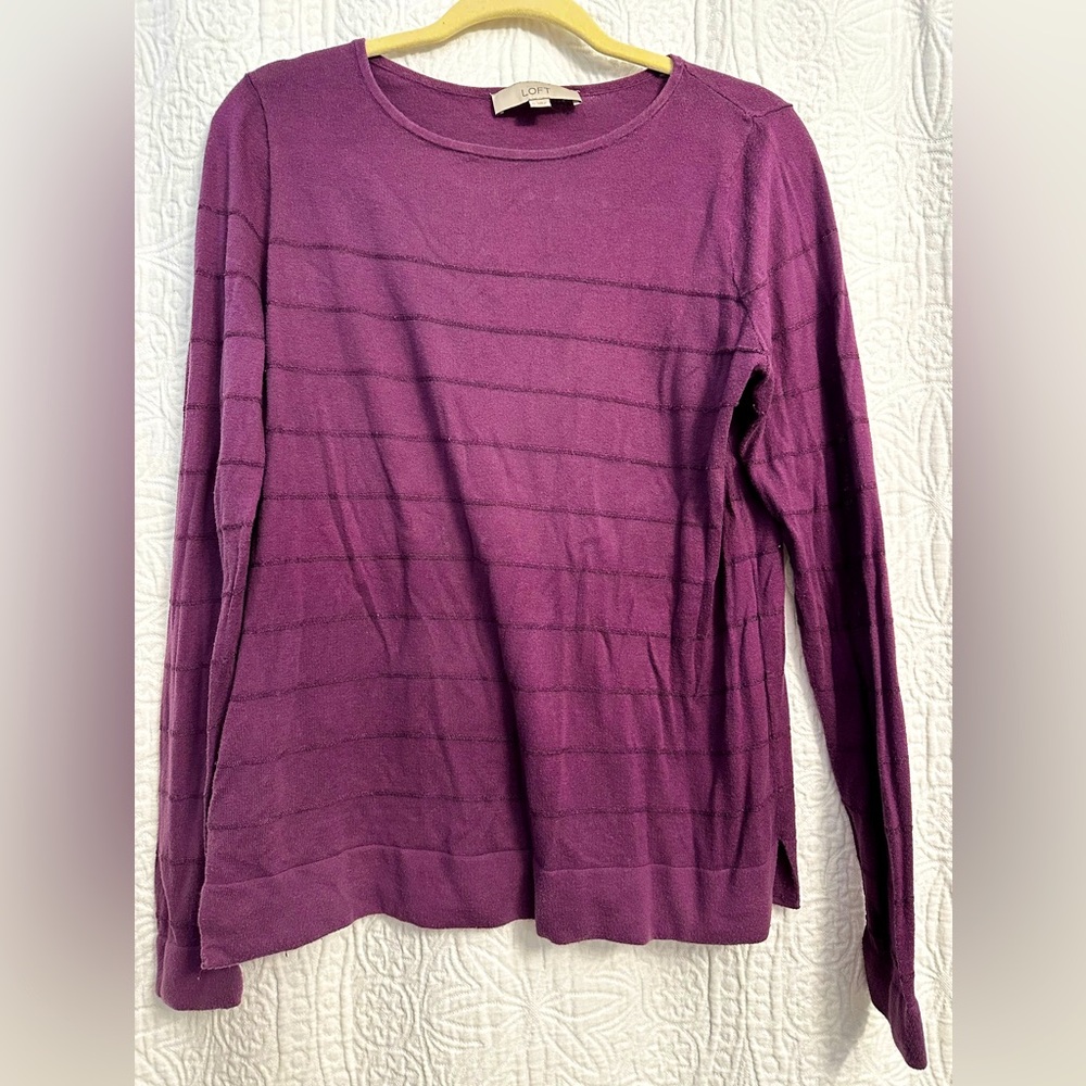Light The Loft Purple Sweater